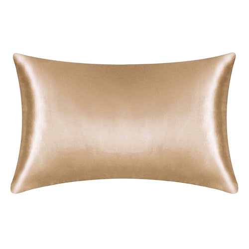2 STÜCKS - Satin-Kissenbezug Helles Khaki 60 x 70 cm Standard-Kissengröße - Silky satin pillowcase