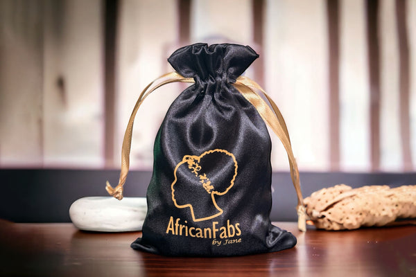 Waist Beads / Afrikanische Taillenkette - Chinara - Gold / Rosa (Traditionelle nicht elastische Schnur)