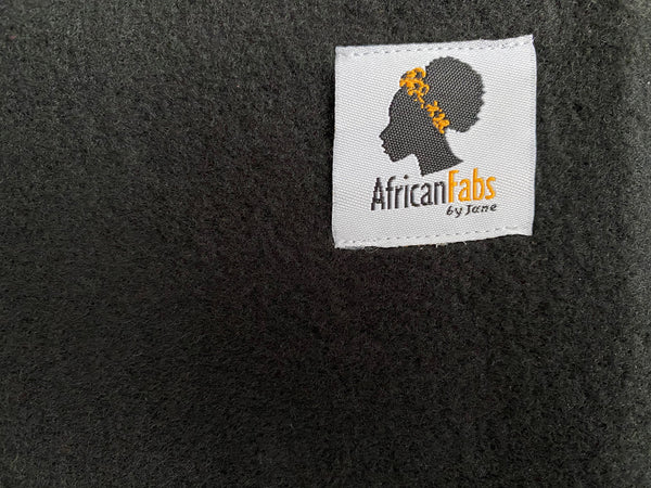 Afrikanischer Print Schal für Männer - Schwarzer Bogolan