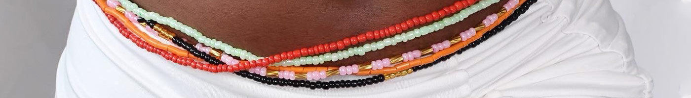 Waist beads - Traditionelle Schnur (nicht elastisch)