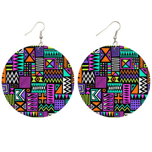 Afrikanische Ohrringe | Mehrfarbig
