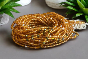 Waist Beads / Afrikanische Taillenkette - Ose - Gold (Traditionelle nicht elastische Schnur)