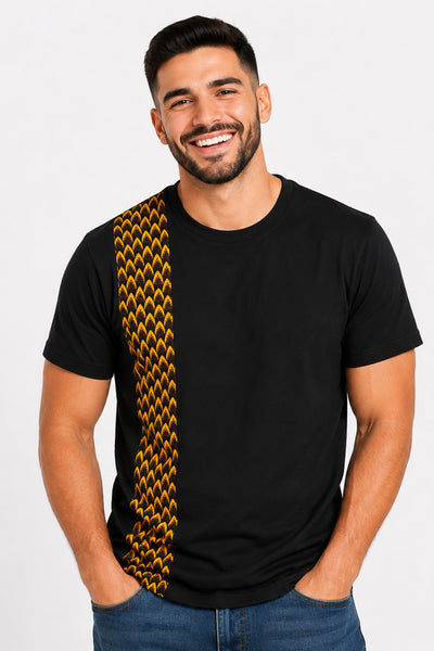 T-Shirt mit afrikanischem Druck - 