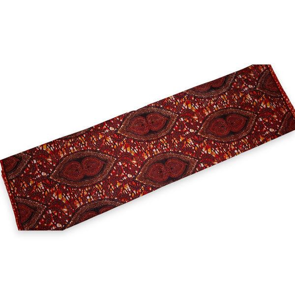 Afrikanischer Print Stoff - Braun Bronze Hidden-Leaf-Relic - 100% Baumwolle