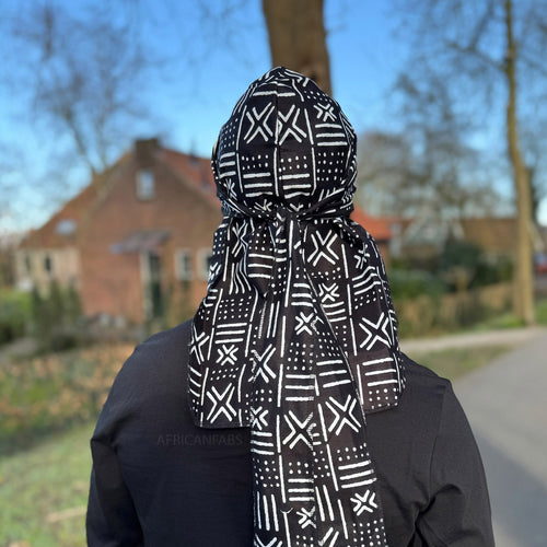 Durag / Du-rag / Bandana - Unisex - Schwarz Mud