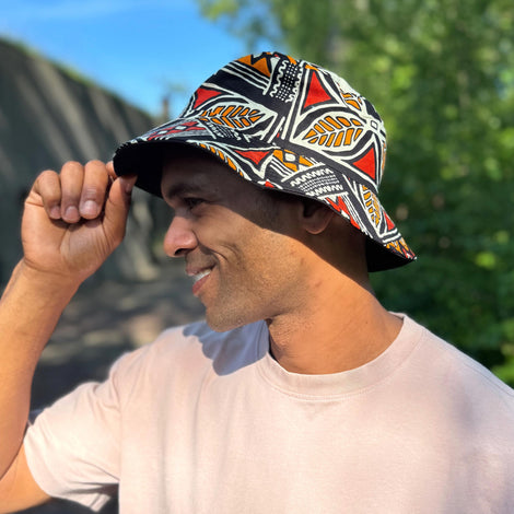 Bucket hats / Fischerhüte Afrikanischer Print