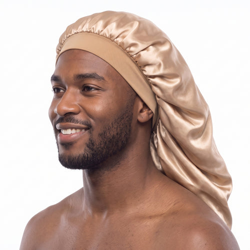 Satin Bonnet für Dreadlocks / Zöpfe / Rasta - Kaki Dreadsock / Satin bonnet / Schlafhaube / Hair Bonnet