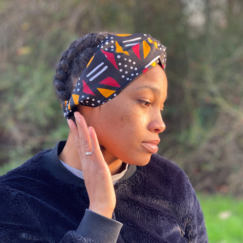 Haarband / Stirnband / Kopfband in Afrikanischer Print - Erwachsene - bogolan