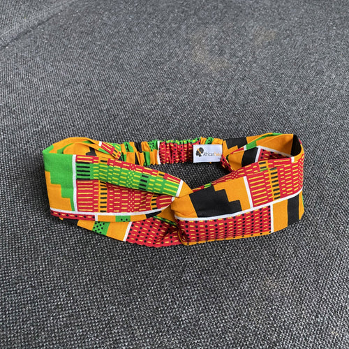 Haarband / Stirnband / Kopfband in Afrikanischer Print - Erwachsene - Kente