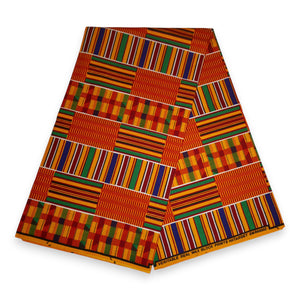 Afrikanischer Kente-Stoff / kente print KT-3081 - 100% Baumwolle