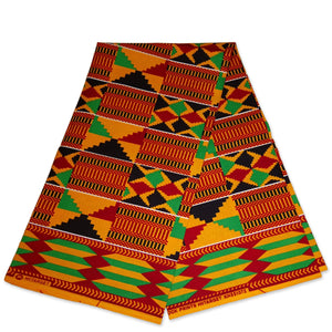 Afrikanischer Kente-Stoff / kente print KT-3091 - 100% Baumwolle