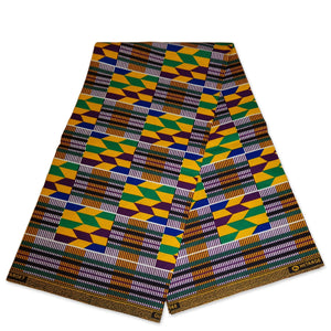 Afrikanischer Kente-Stoff / kente print KT-3109 - 100% Baumwolle