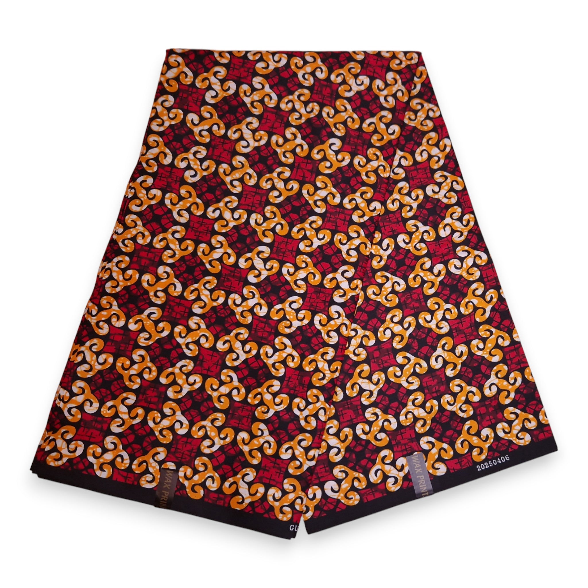 Afrikanischer Stoff - Rot PO-5062 - Polycotton