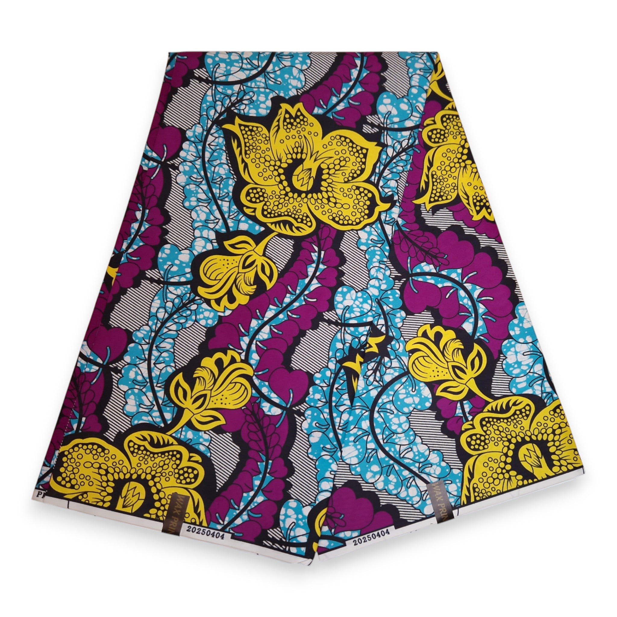 Afrikanischer Stoff - Blau Lila PO-5067 - Polycotton