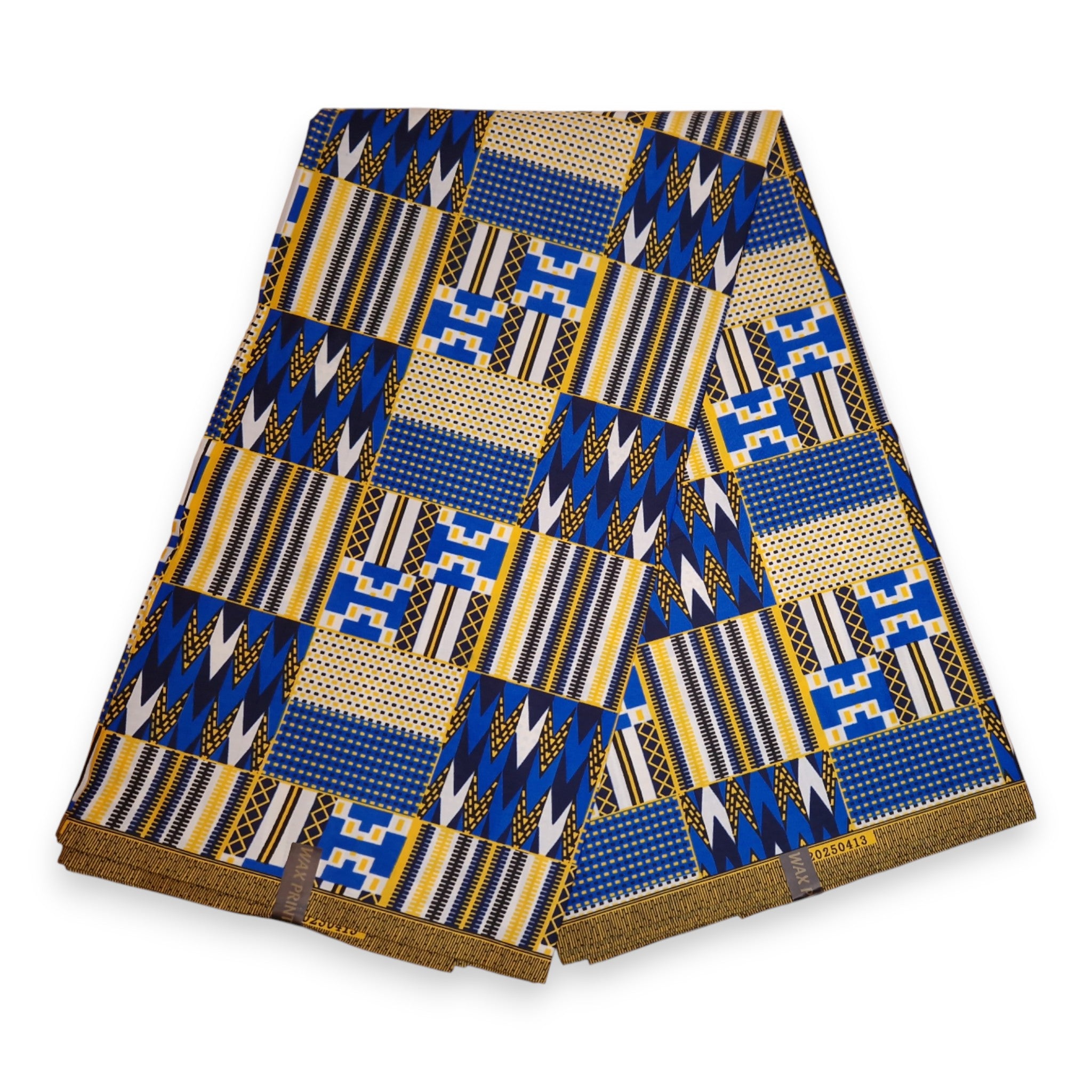Afrikanischer Stoff - Blau Kente PO-5069 - Polycotton