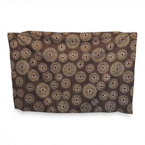 Sarong / Pareo - Baumwoll-Strandbekleidung Wickeltuch / Babytragetuch - Beige - Water well ring