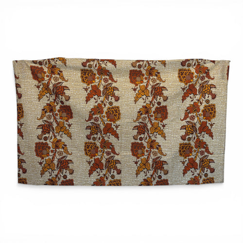 Sarong / Pareo - Baumwoll-Strandbekleidung Wickeltuch / Babytragetuch - Beige / gelbe Blume