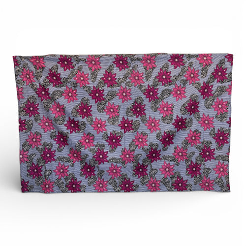 Sarong / Pareo - Baumwoll-Strandbekleidung Wickeltuch / Babytragetuch - Rosa Flowers