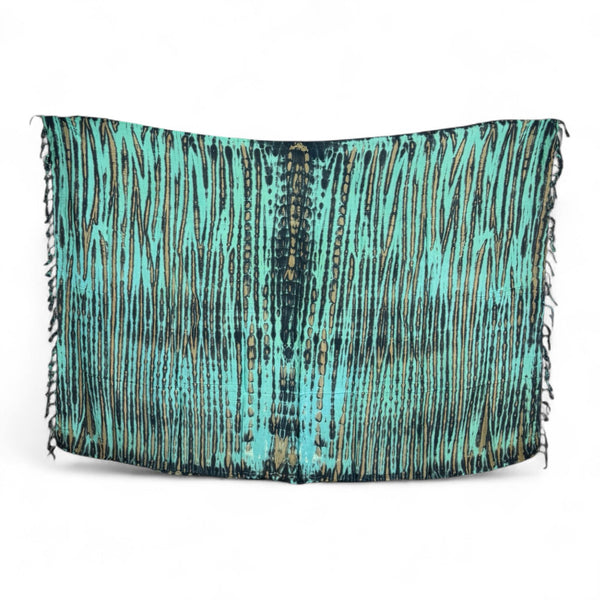 Sarong / Pareo - Strandbekleidung Wickeltuch - Grün
