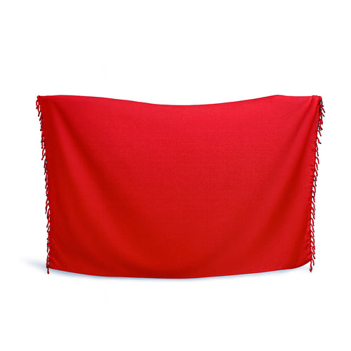 Sarong / Pareo - Strandbekleidung Wickeltuch - Rot