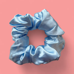 Deluxe Scrunchie Satin - Haarschmuck - Himmelblau