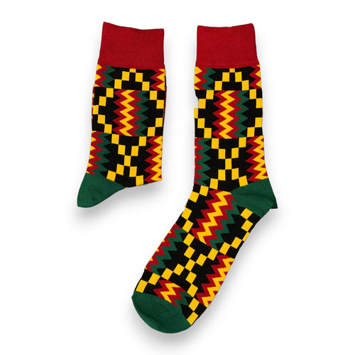 Afrikanische Socken / Afro-Socken-Set AKWAABA mit Tasche - Set mit 5 Paaren