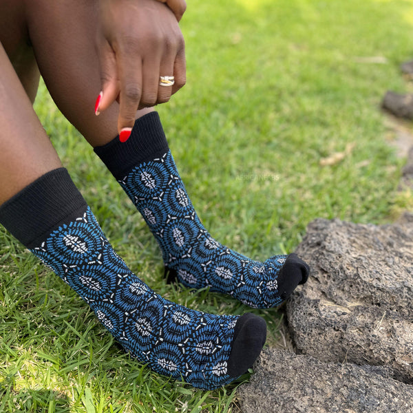 Afrikanische Socken / Afro-Socken - Satz mit 3 Paaren