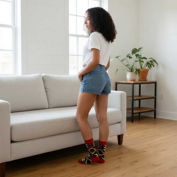 Afrikanische Socken / Afro-Socken - Satz mit 3 Paaren EHAN