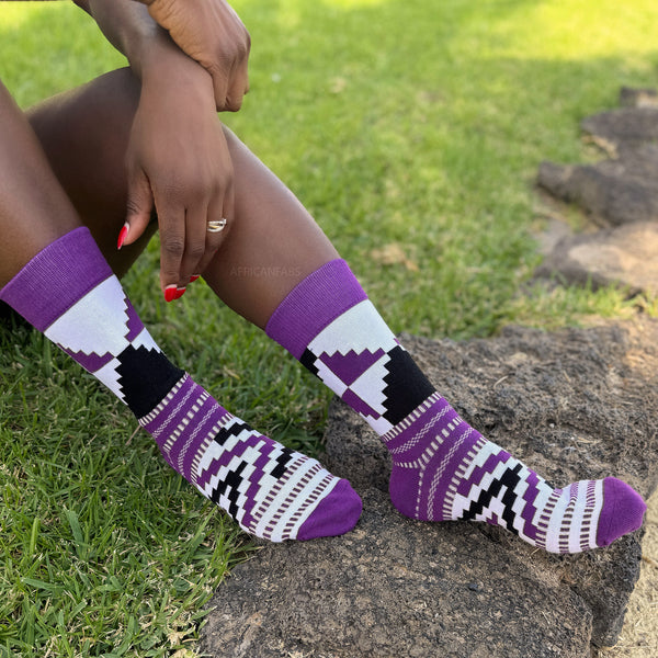 Mix aus 20 verschiedenen Paaren - Afrikanische Socken / Afro-Socken / Kente-Socken - Alle 20 Stile