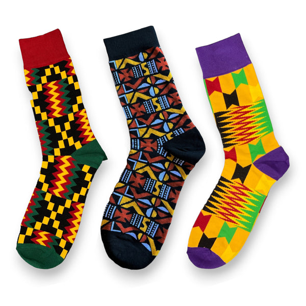 Afrikanische Socken / Afro-Socken - Satz mit 3 Paaren ISEN