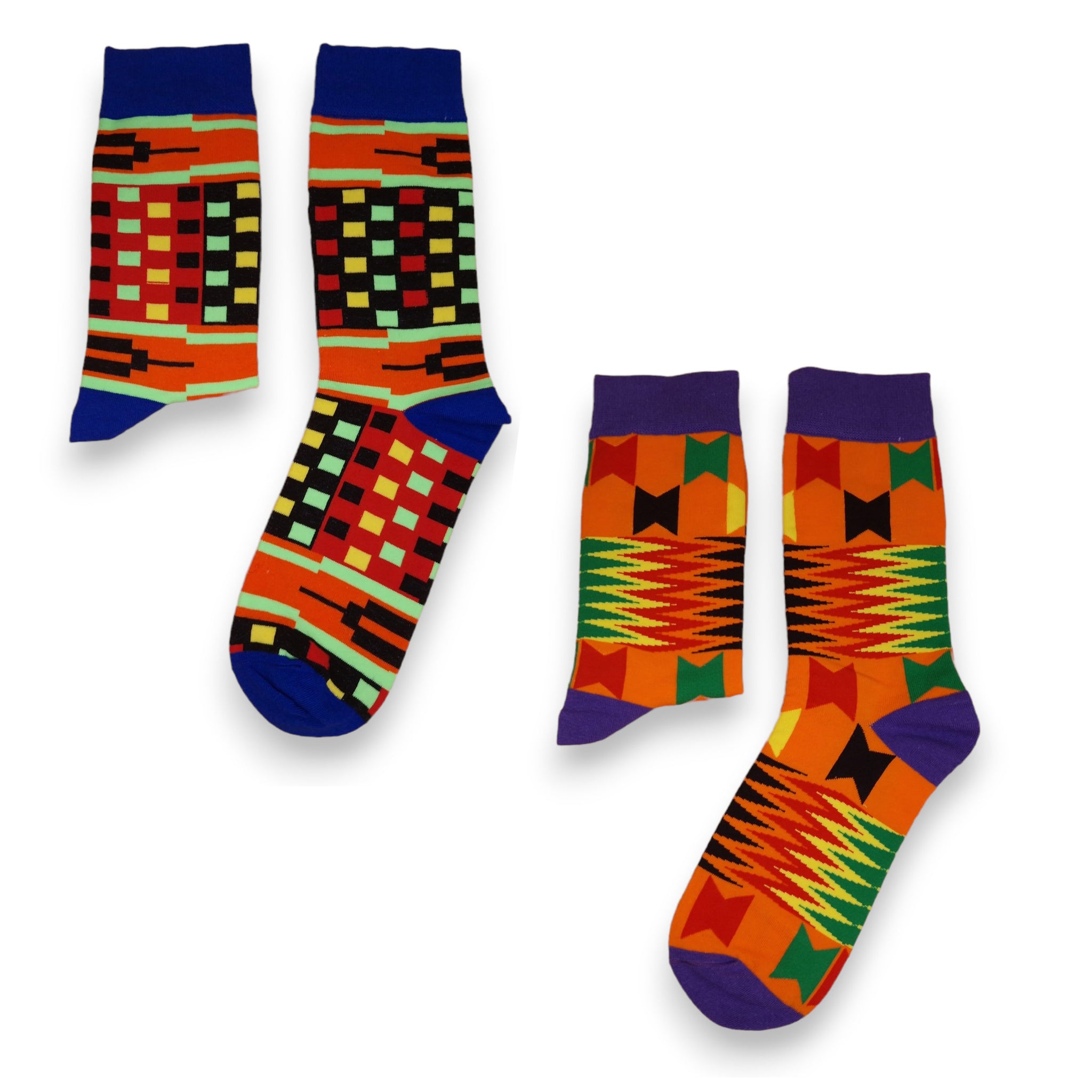 Afrikanische Socken / Afro-Socken - Satz mit 2 Paaren - SALE