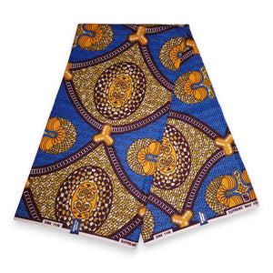 Afrikanischer Stoff - Blau style