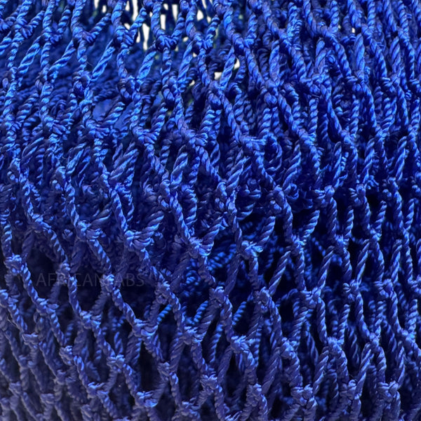 Afrikanischer Schwamm / Net sponge - traditioneller African Sapo Sponge - Blau