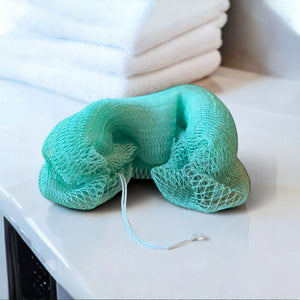 Afrikanischer Schwamm / Net sponge - traditioneller African Sapo Sponge - Türkise 