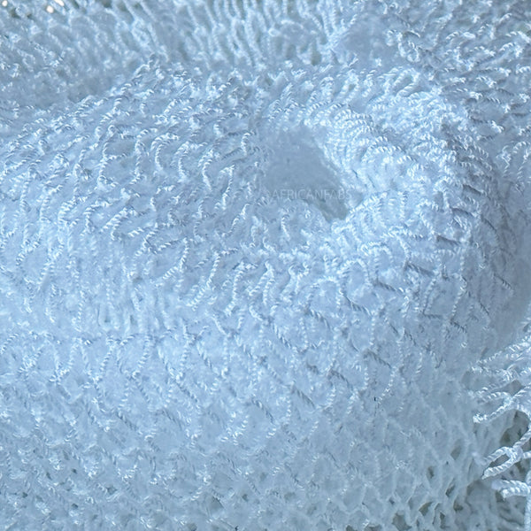 Afrikanischer Schwamm / Net sponge - traditioneller African Sapo Sponge - Weiß