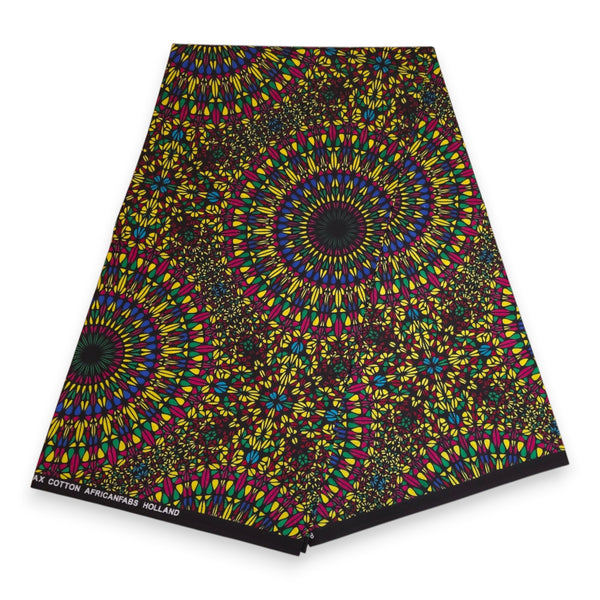 Afrikanischer Print Sonnenschutzkappen - Mehrfarbig Sunburst