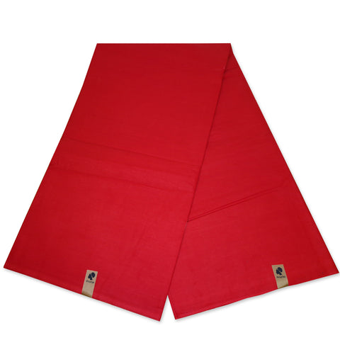 Rot Einfarbiger Stoff - Rot einfarbig / unifarben - 100% Baumwolle