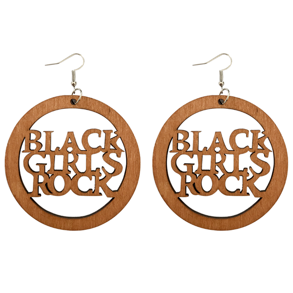 Afrikanische Ohrringe, Ohrringe aus Holz | Black girls rock 6cm