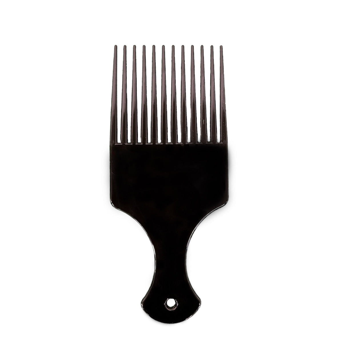 Holz Afro-Kamm Mit Breiten Zähnen – Stabiler Pick Zum Entwirren Für Dickes, Lockiges & Grobes Haar