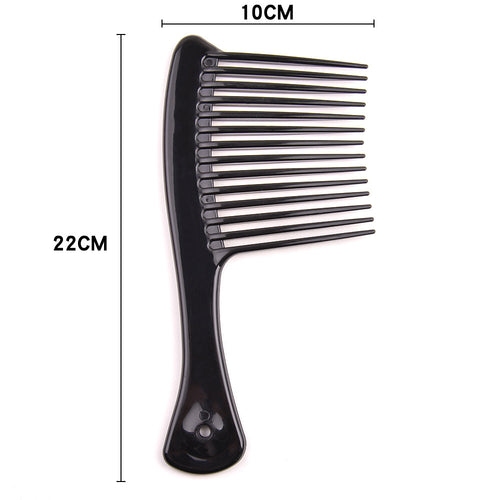 Rake Detangle Comb - Afro Comb ABS Large Wide Tooth Comb für Hair Styling Tool