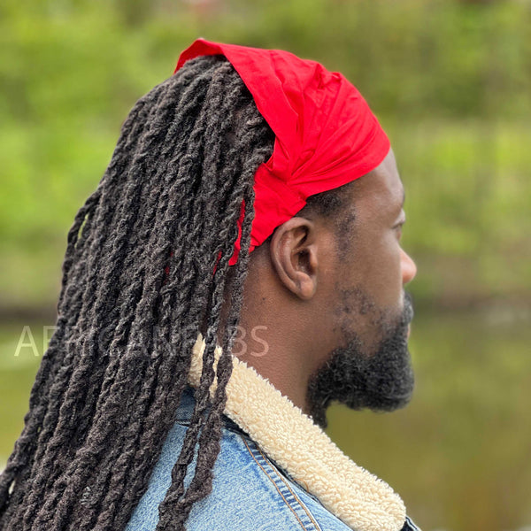 Rotes Haarband / Stirnband / Kopfband - Unisex Erwachsene