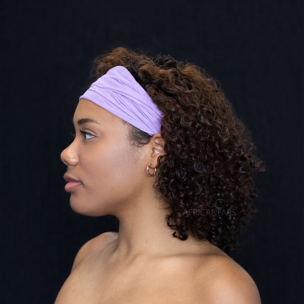 Lila Haarband / Stirnband - Stretch-Gewebe - Yoga / Sport / Casual - Unisex Erwachsene