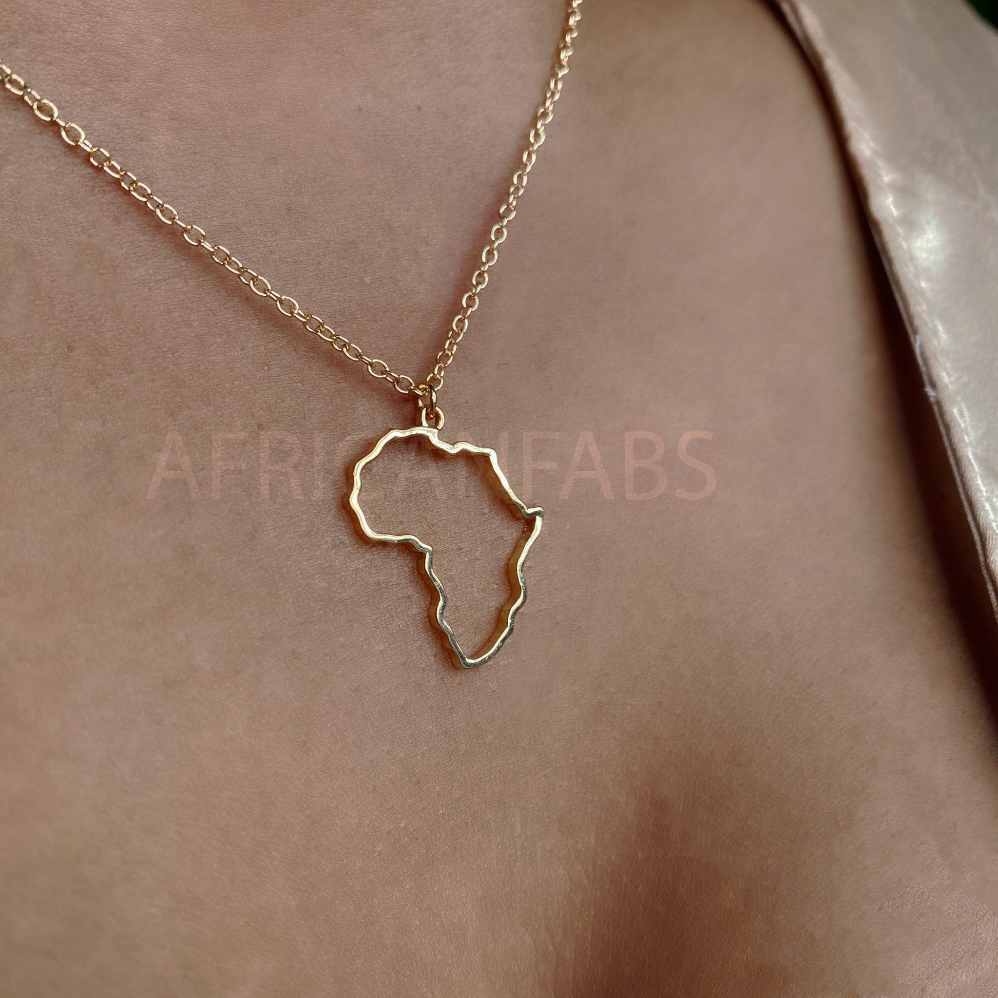 Kette / Halskette - Afrikanischer Kontinent - Gold