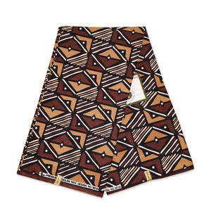 Afrikanischer Bogolan Print Stoff - OT-3037 Traditionell aus Mali 100% Baumwolle