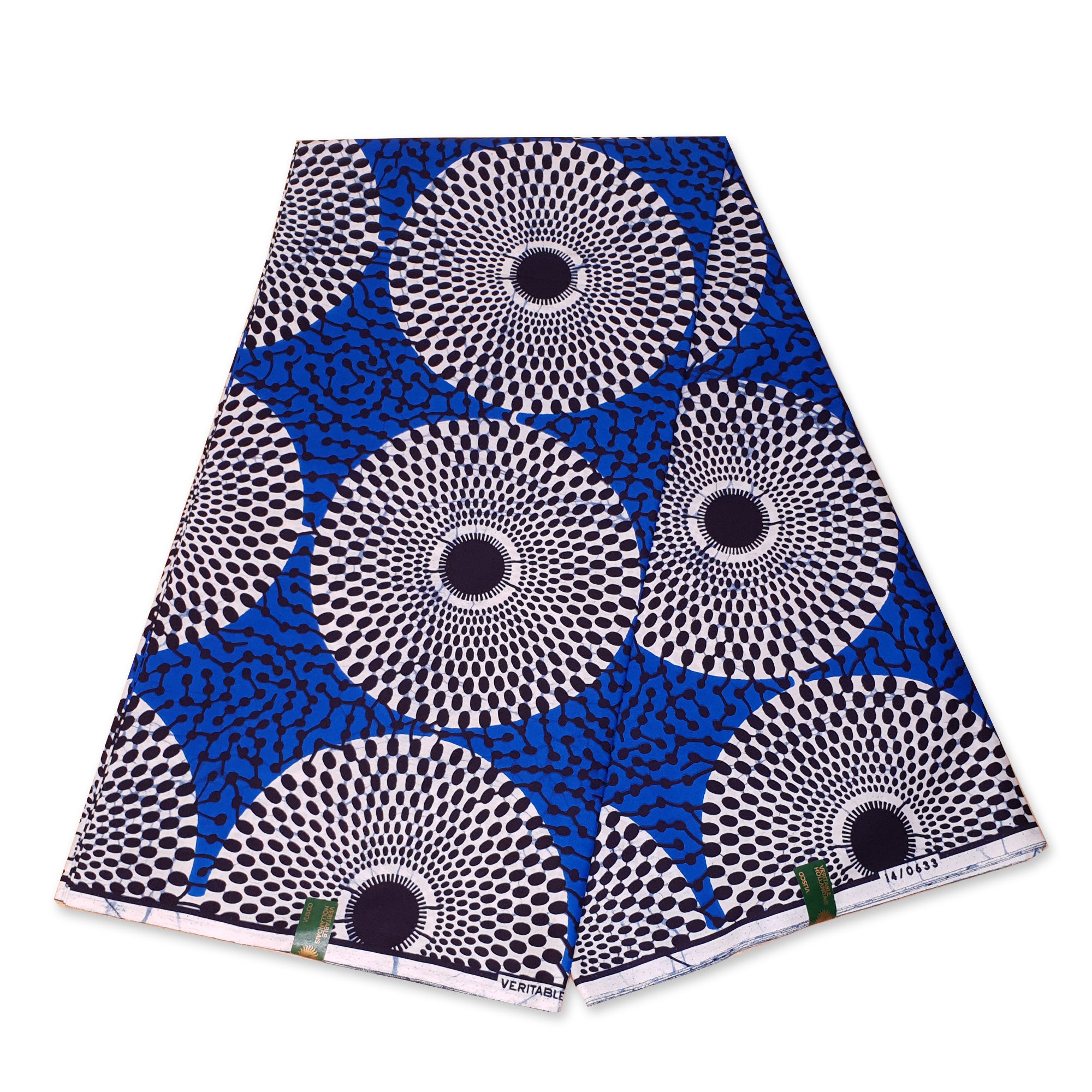 rent faktisk prototype Uforglemmelig VLISCO Stoff Hollandais Afrikanischer Wax print - Blau / Weiss / Schwa –  AfricanFabs.de